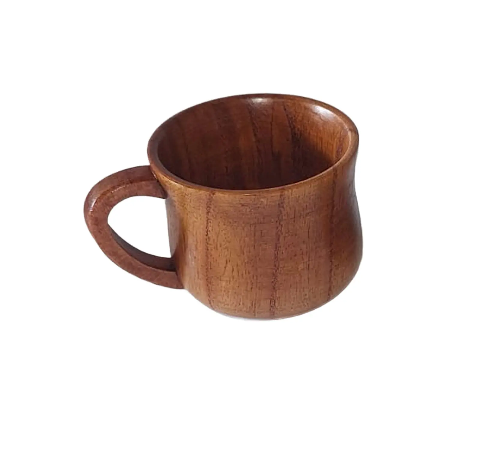 Taza Artesanal de Madera Natural – 7 cm
